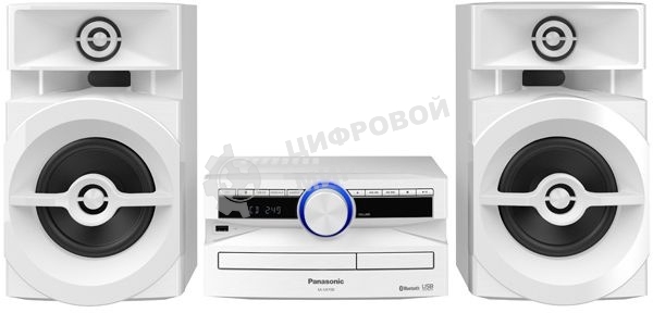 Минисистема Panasonic SC-UX100EE-W белый 300Вт/CD/CDRW/FM/USB/BT