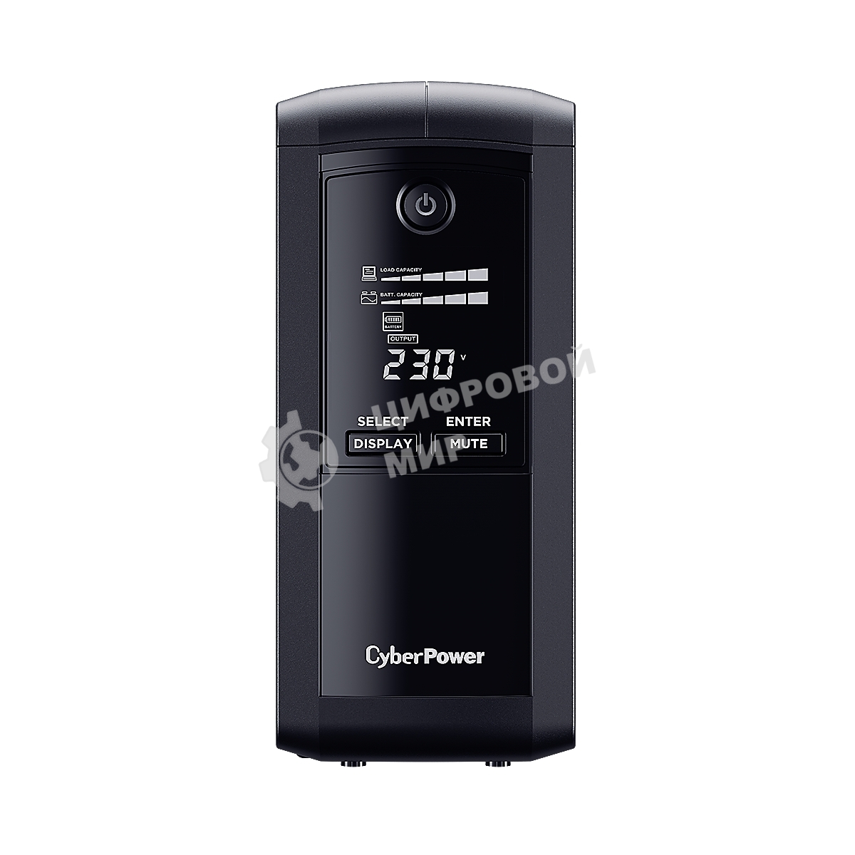 Источник бесперебойного питания CyberPower VP700ELCD Line-Interactive 700VA/390W USB/RS-232/RJ11/45 (4 EURO)