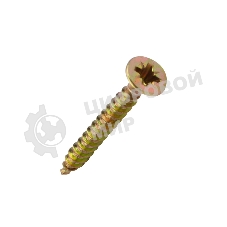 Саморез универсальный Kranz 4х35, желтый цинк, короб (200 шт./уп.)