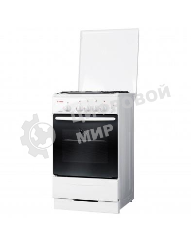 Плита газовая Gefest ПГ 3200-06 белый, конфорок 4 шт, духовка 42 л, 50 см x 85 см x 57 см