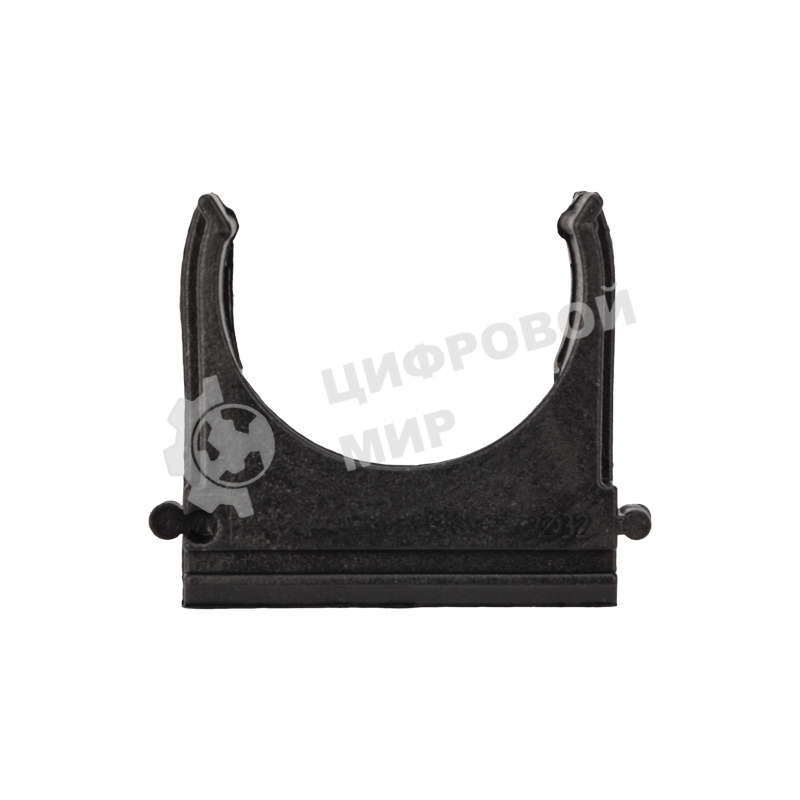 Крепеж-клипса Rexant для трубы ø 32 мм черная (10 шт./уп.)