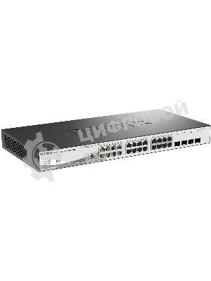 Коммутатор D-Link DGS-1210-28P/ME/B2A, 24×1 Гбит/с + 4×1 Гбит/с SFP, управляемый