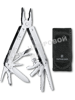 Мультитул Victorinox Swiss Tool MX (3.0327.MN) 115мм 26функц. чехол нейлоновый серебристый подар.коробка