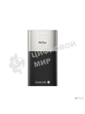Внешний SSD Netac Z9, 250 Gb, USB 3.2 Gen 2 Type-C, R/W 550/480, черный