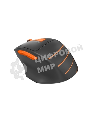 Мышь беспроводная A4Tech Fstyler FG30S серый/оранжевый, 2000 dpi, радиоканал, USB, кнопки - 6