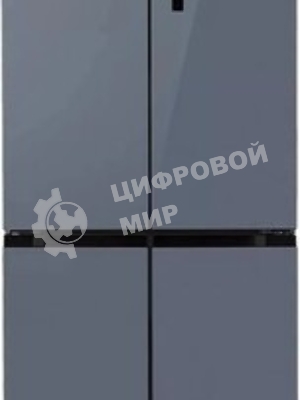 Холодильник LEX LCD505GbGID серый трехкамерный 321/144л морозилка снизу, No Frost, Side by Side