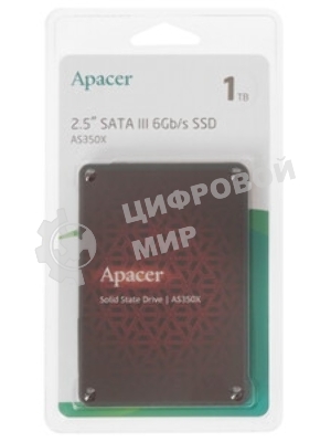 Накопитель SSD Apacer AS350X, 1Tb, 2.5