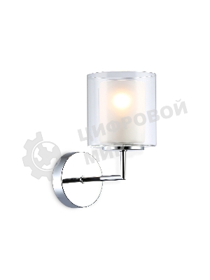 Настенный светильник Ambrella light LH56005 СH/FR хром/белый матовый E14 max 40W 190*120*220