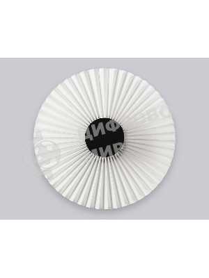 Настенный светильник Ambrella light LH72641 BK/WH черный/белый 6W 3000K D300*100