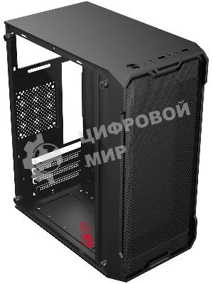 Корпус Bloody CC-129-BK, Mini-Tower, чёрный