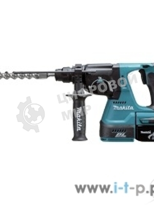 Перфоратор Makita DHR242RFE Перфоратор, ак б\щет,SDS+,{18В,2х3Ач Li-ion,3реж,2.4Дж,0-4700у\м,3.3кг,чем,подсвет,совмест с 4Ач Li-ion}