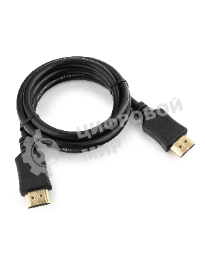 Кабель Cablexpert HDMI CC-HDMI4L-1M, 19M/19M, v2.0, серия Light, позол.разъемы, экран, 1м, черный, пакет