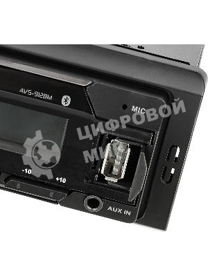 Автомагнитола ACV AVS-912BM, 1 DIN, Bluetooth, USB Type-A, AUX