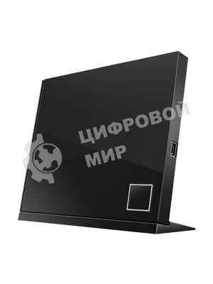Оптический привод Blu-Ray Asus SBC-06D2X-U/BLK/G/AS черный USB slim внешний RTL