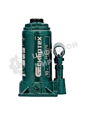 Домкрат гидравлический бутылочный Сибртех, 10 т, 190-370 мм