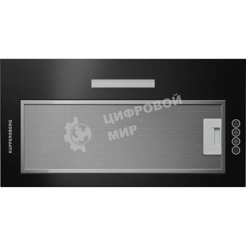 Вытяжка встраиваемая Kuppersberg Intouch 60 B черный, 54 см, 650 куб. м/ч, 41 дБ