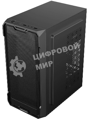 Корпус Bloody CC-129-BK, Mini-Tower, чёрный