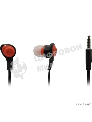 Наушники проводные Dialog ES-50 черный, внутриканальные, Jack 3.5 мм