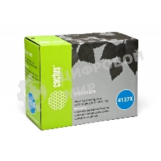 Картридж лазерный Cactus CS-C4127X черный (10000 стр.) для HP LJ 4000/4050