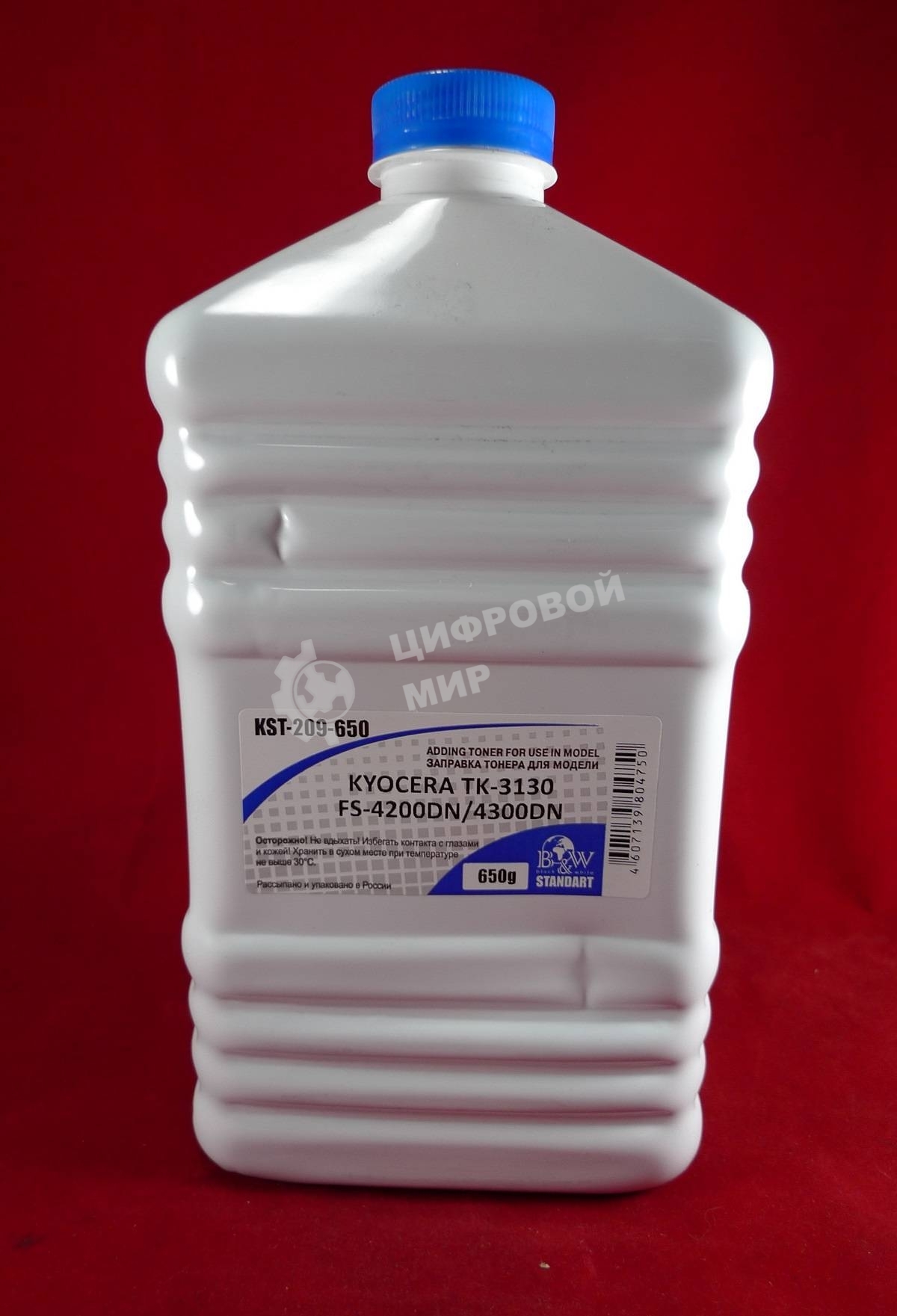 Тонер Kyocera TK-3130, FS-4200DN/4300DN, M3550idn/M3560idn (кан. 650г) B&W Standart фас Россия