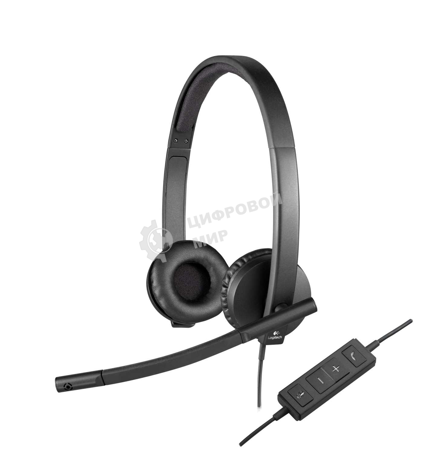 Гарнитура проводная Logitech Headset H570E USB 981-000575 Stereo OEM