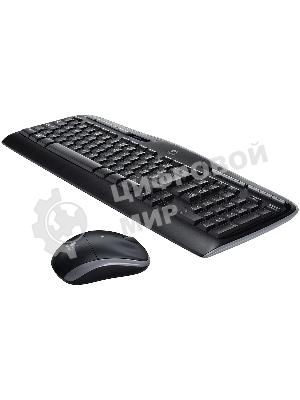 Комплект клавиатура + мышь Logitech MK330 клав:черный мышь:черный USB беспроводная Multimedia