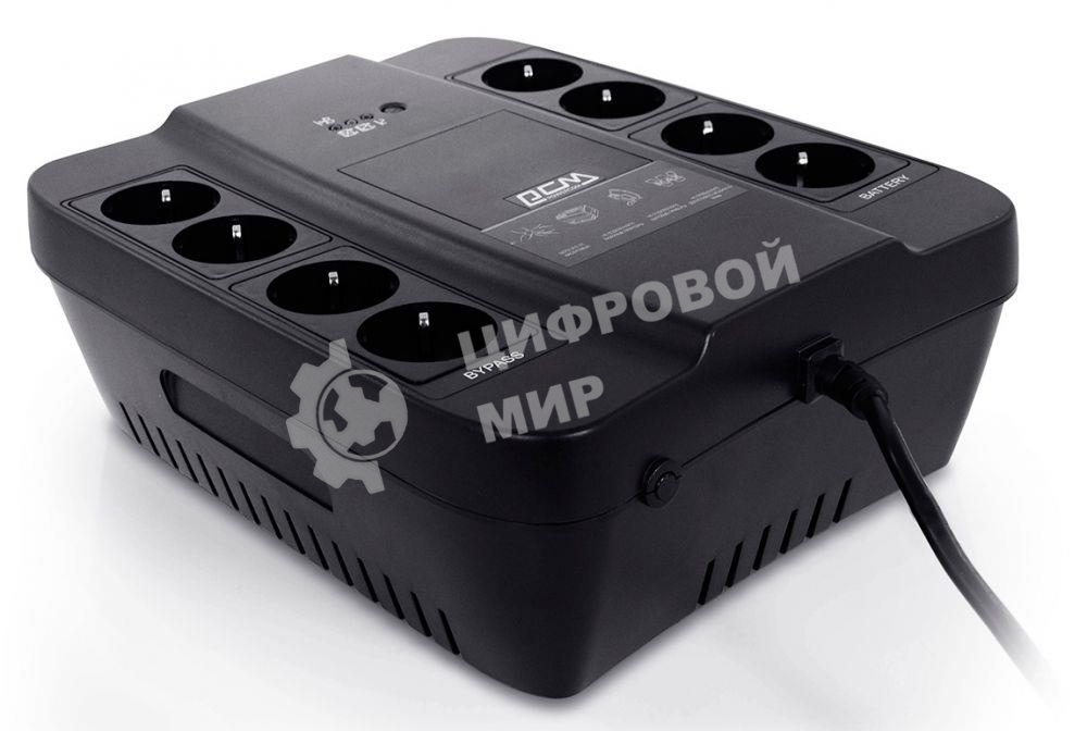 Источник бесперебойного питания Powercom Spider SPD-450N 270Вт 450ВА черный