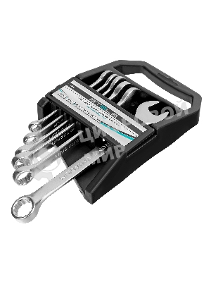 Набор ключей комбинированных Stels 8 - 17 мм, 6 шт., CrV, матовый хром