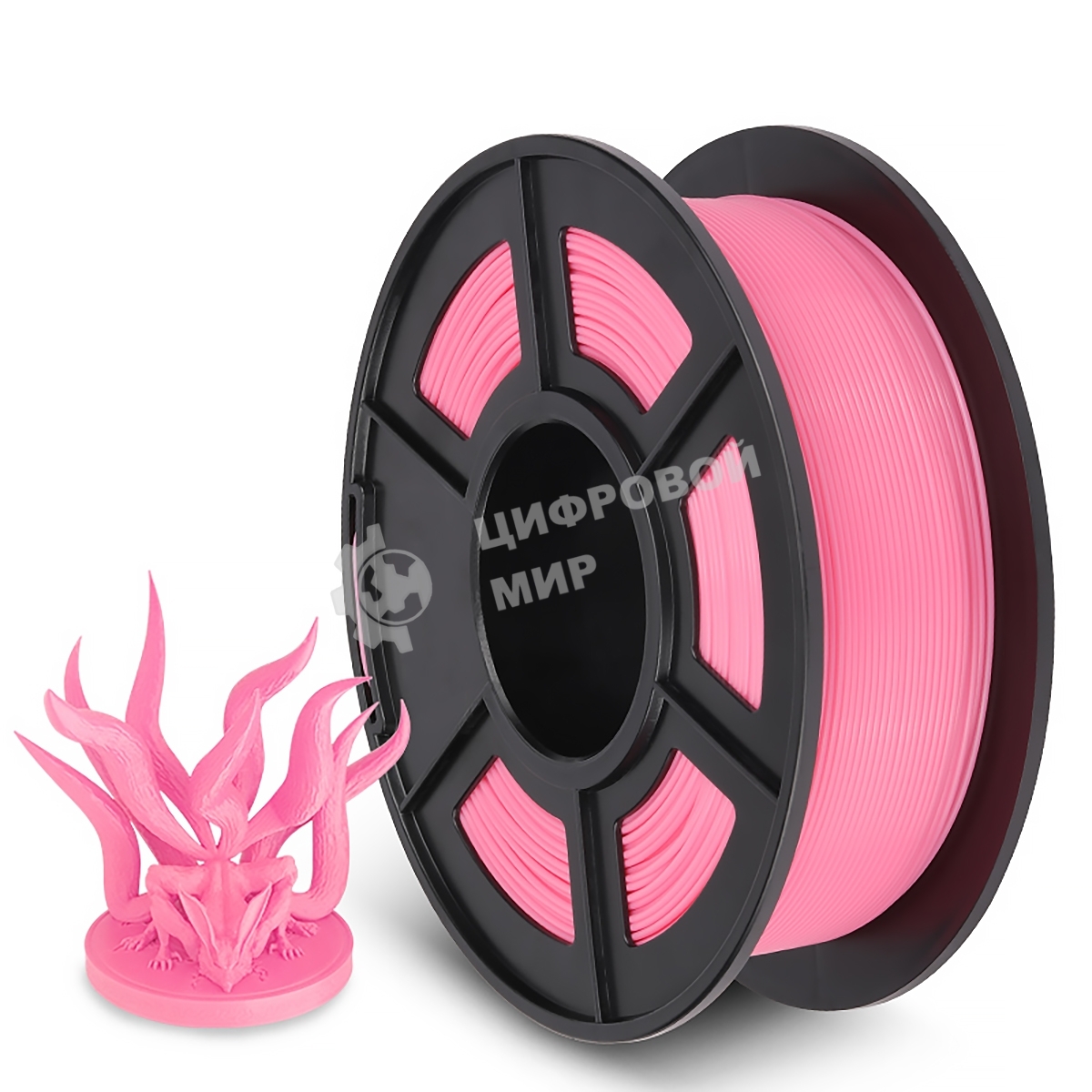 Филамент NVPrint PLA Pink для 3D печати диаметр 1.75мм длина 330 метров масса 1 кг