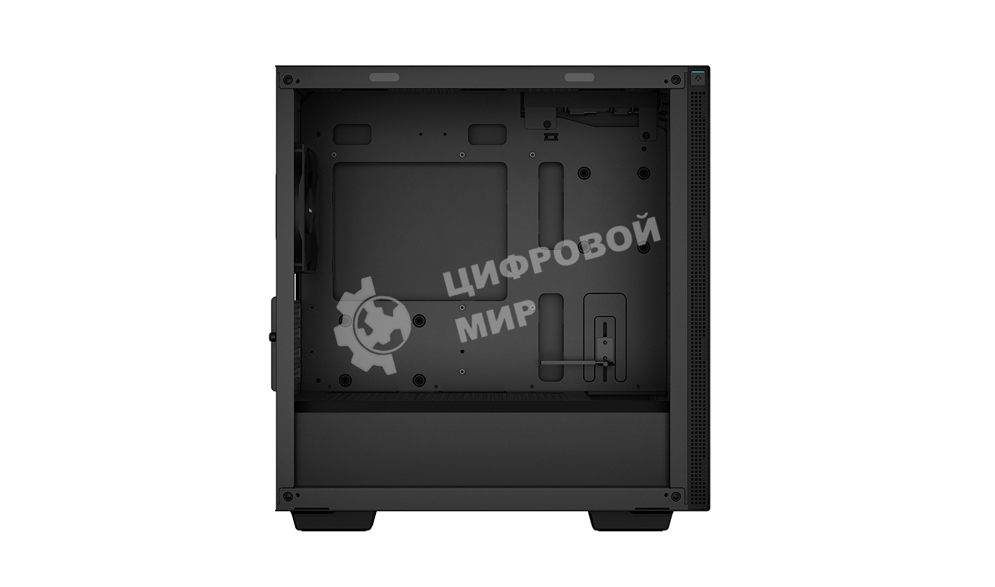 Компьютерный корпус Deepcool CH370 черный без БП mATX 1x120мм 1xUSB 2.0 1xUSB 3.0 audio bott PSU