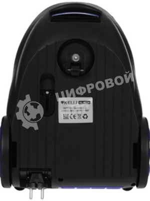 Пылесос Kelli KL-8016 синий, 420/2200 Вт, уборка сухая, пылесборник мешок 2 л