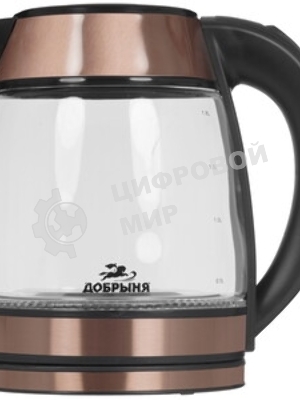 Чайник электрический Добрыня DO-1262 медь, 1.8 л, 1.8кВт