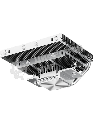 Кулер для процессора PCCooler RC600-67 (125W, 4-pin PWM, 67.5mm, Al, 4x6mm, 1x120мм, 62.5CFM, 32.5dBA, 2300RPM, S: 1851/1700/1200/115X, AM5/AM4, черный)