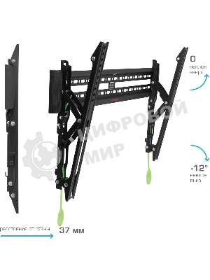Кронштейн Arm media PLASMA-12 черный Кр. стал. наст. для TV 35