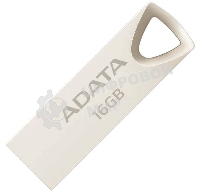 Флешка USB ADATA UV210 (AUV210-64G-RGD), 64Gb, USB 2.0, R/W 15/5, серебро