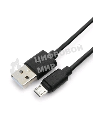Кабель Гарнизон Кабель USB 2.0 Pro, AM/microBM 5P, 1м, черный, пакет (GCC-mUSB2-AMBM-1M)