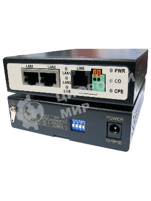 Удлинитель Ethernet Osnovo TR-IP2 (VDSL) на 2 порта до 3000м (необходимо 2 устройства)