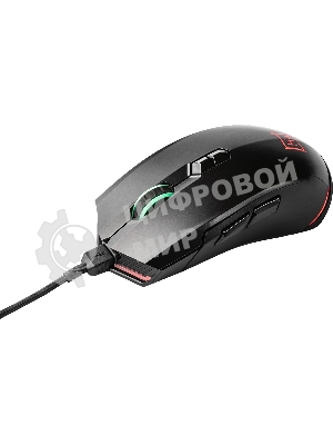 Мышь беспроводная Harper Gaming Spigot WGM-01 черный, 4000 dpi, радиоканал, USB, кнопки - 7