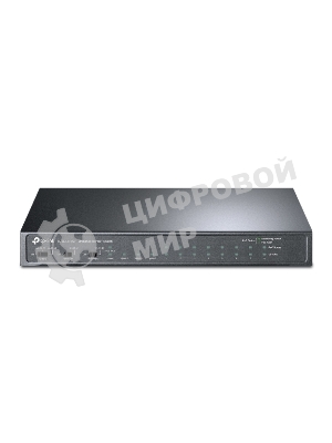 Коммутатор TP-Link 8-port 10/100Mbps Unmanaged PoE switch, 2 Gb RJ45 + 1 Gb SFP uplinks, PoE budget up to 124W