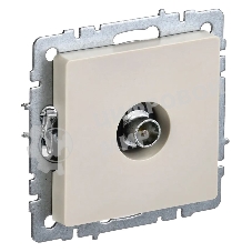 Розетка телевизионная оконечная TV СП Brite РТВ11-0-БрКр беж. IEK BR-A10-O-K10