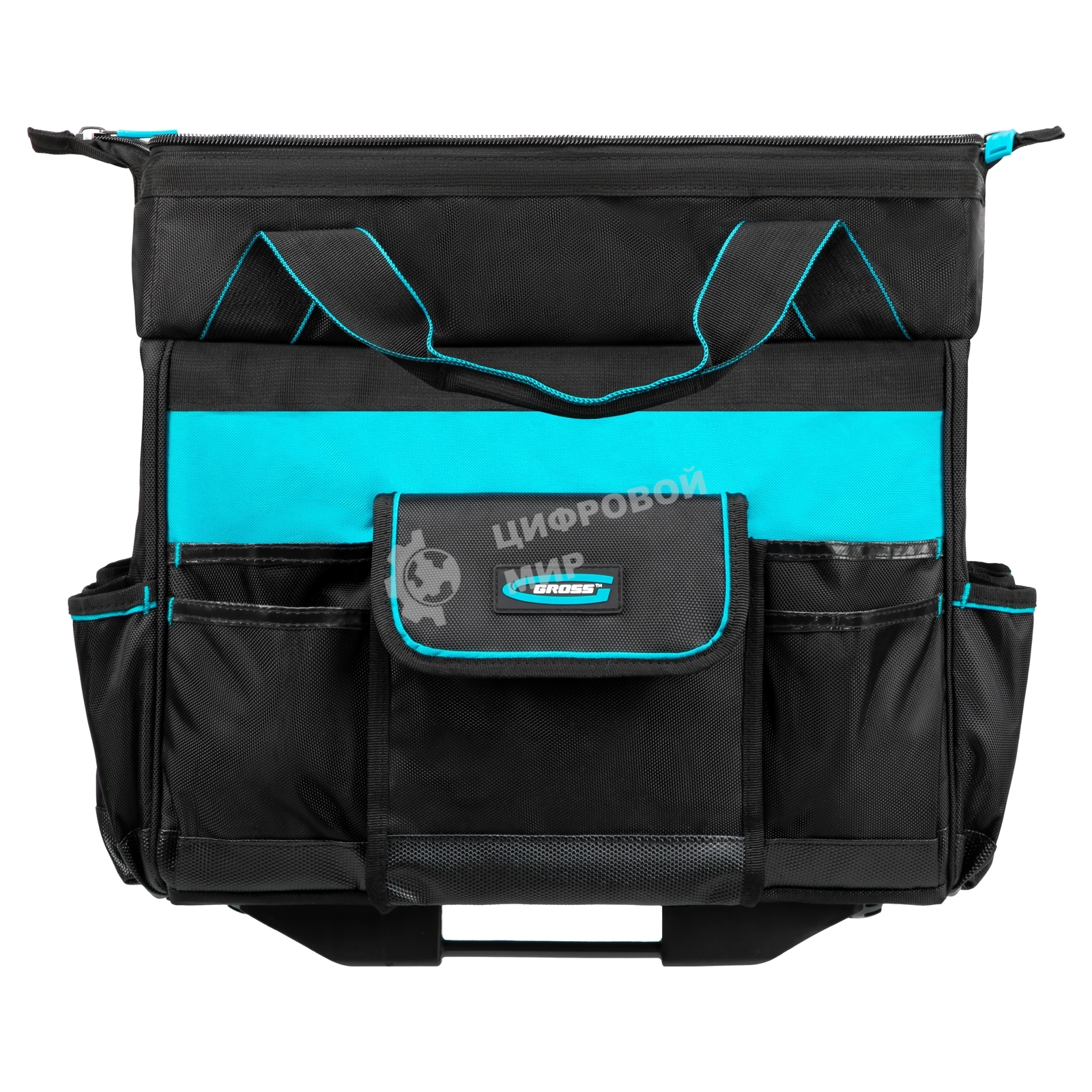 Сумка для инструмента Gross 460х240х340мм, выдвижная рукоятка, колеса