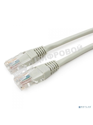 Патч-корд медный UTP Cablexpert PP10-0.5M cat.5, 0.5м, литой, многожильный, серый