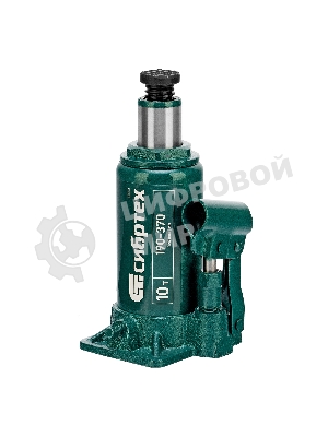 Домкрат гидравлический бутылочный Сибртех, 10 т, 190-370 мм