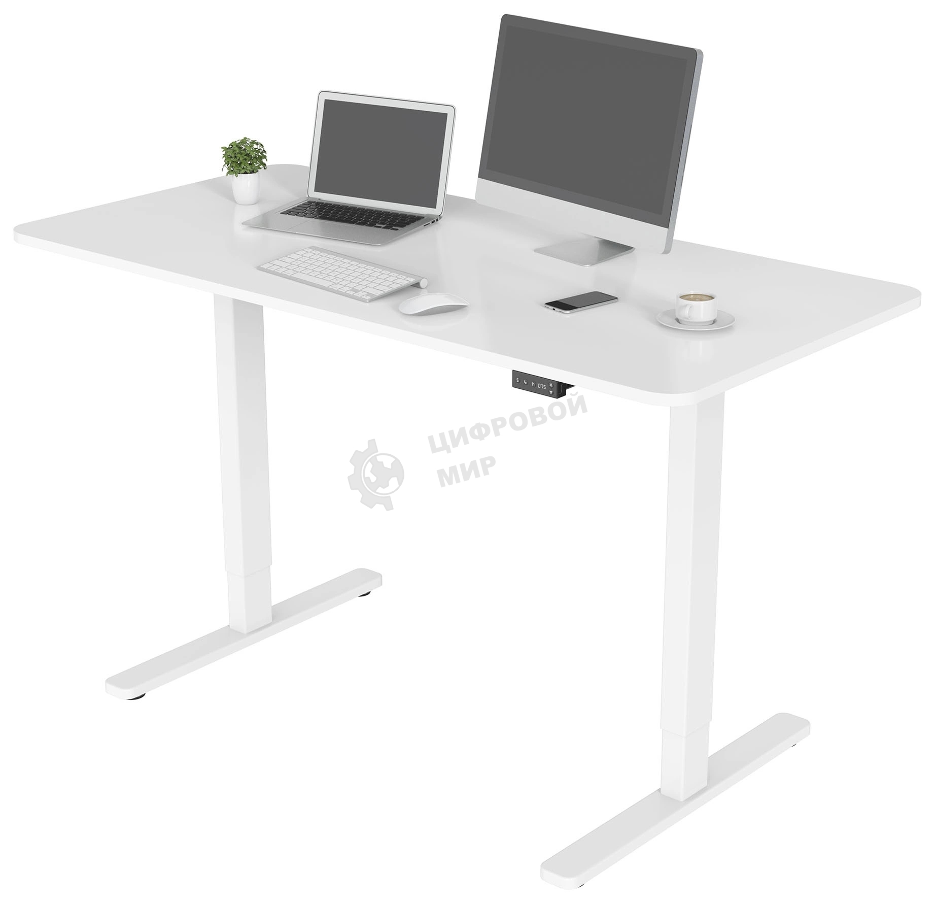 Подстолье Cactus CS-EDF-WT каркас белый