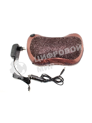 Массажная подушка шиацу, автомобильная массажная подушка с подогревом (терморолики) R502