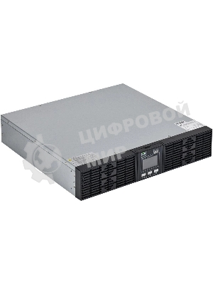 Источник бесперебойного питания Online Rackmount 3кВА/3кВт, однофазный с LCD дисплеем 72VDC с АКБ 2U 6х7AH