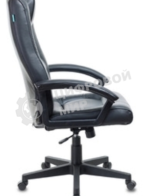 Кресло руководителя Бюрократ T-9906N/BLACK черный, кожа