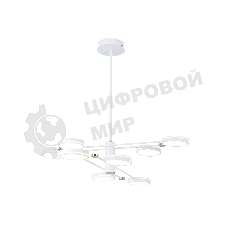 Подвесной светодиодный светильник Ambrella light FL51642/8 WH/GD белый/золото 3000K/4200K/6400K 67W D1000*850 (Без ПДУ)