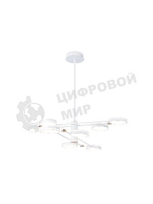 Подвесной светодиодный светильник Ambrella light FL51642/8 WH/GD белый/золото 3000K/4200K/6400K 67W D1000*850 (Без ПДУ)
