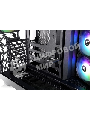 Компьютерный корпус Thermaltake View 380 XL TG ARGB черный без БП E-ATX 2x120мм 2xUSB3.0 audio bott PSU